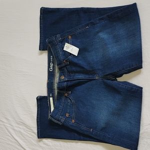 Gap Authentic Crop kick jeans dark wash 26p
